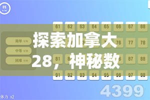 探索加拿大28，神秘数字背后的故事