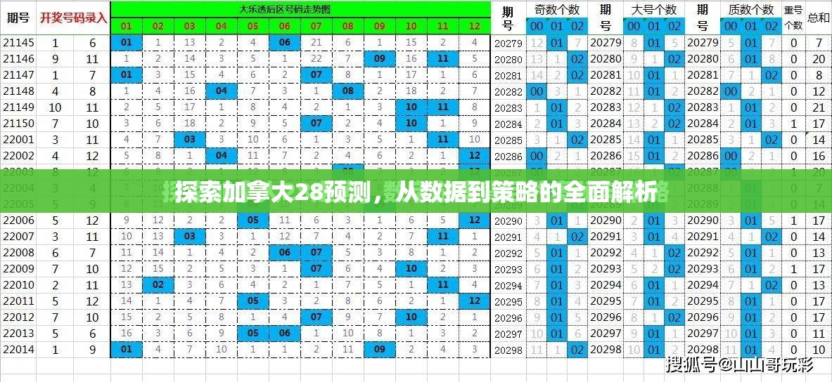 探索加拿大28预测，从数据到策略的全面解析