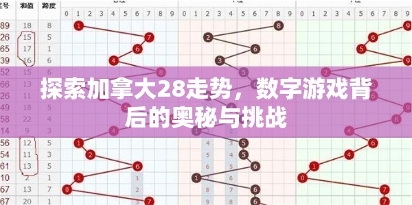 探索加拿大28走势，数字游戏背后的奥秘与挑战