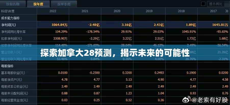 探索加拿大28预测，揭示未来的可能性