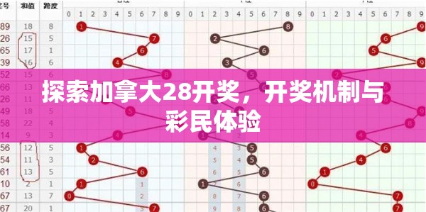 探索加拿大28开奖，开奖机制与彩民体验